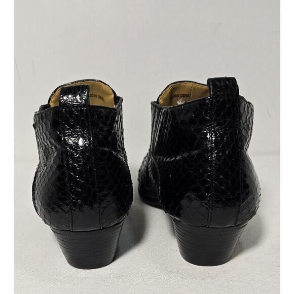 Giorgio Brutini Private Collection Genuine Snake Leather Ankle Western Boot 10M - Picture 8 of 12
